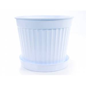 KLASİK SALON SAKSISI TABAKLI 18 LT BEYAZ