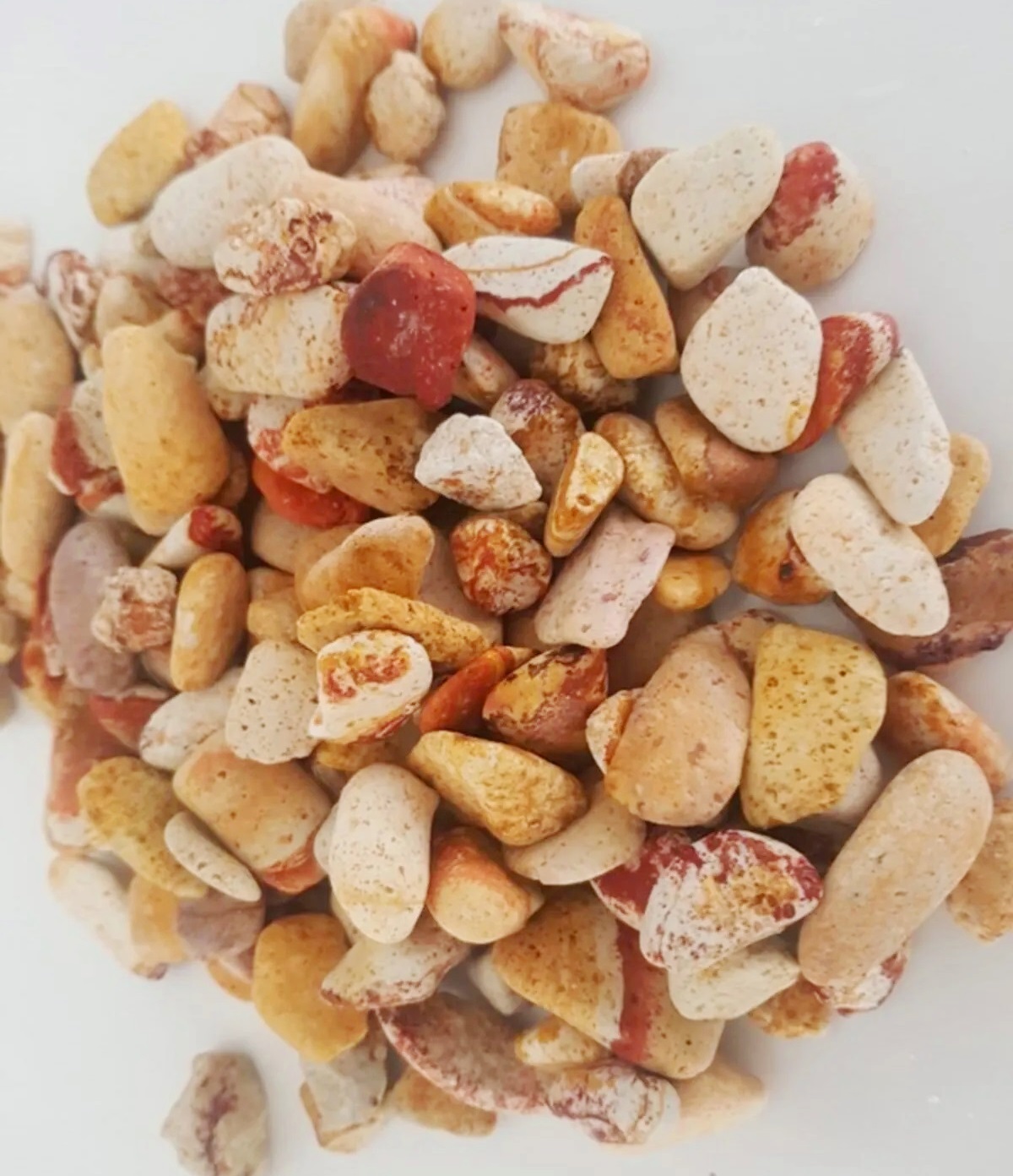 DOLOMİT TAŞI SARI ÇİZGİLİ 4-6 cm 20 KG DOĞAL DEKORASYON TAŞI