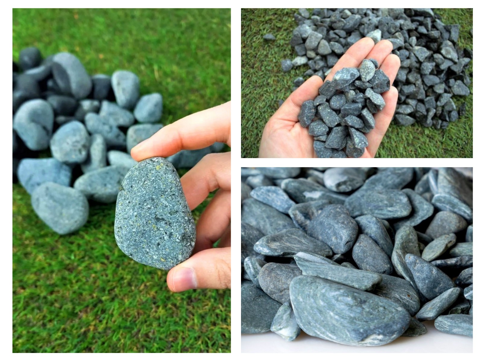 DOLOMİT TAŞI YEŞİL 6-10 cm 20 KG DOĞAL DEKORASYON TAŞI