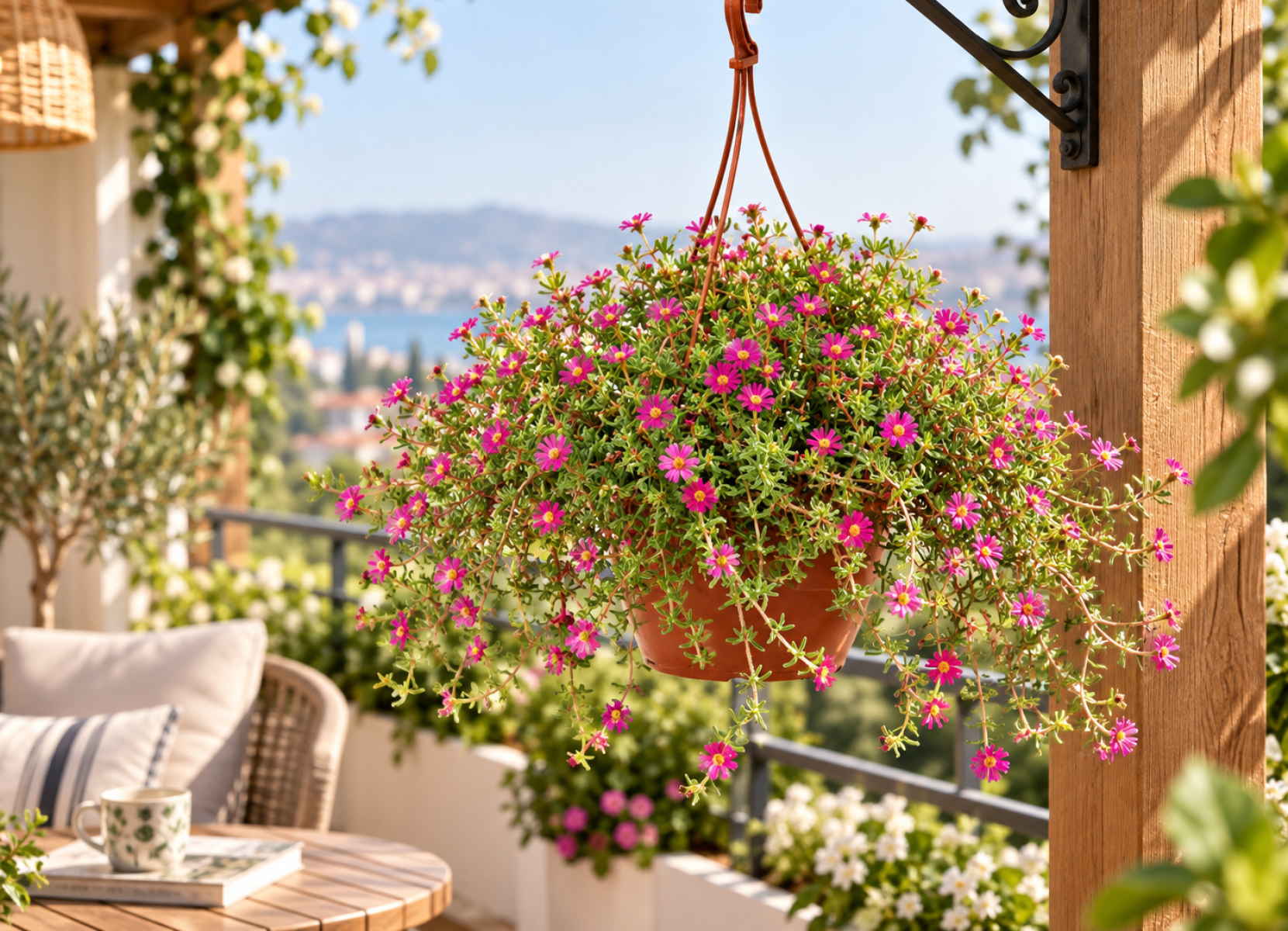 MAKROME ACEM HALISI ÇİÇEĞİ - BALKON ve TERAS BİTKİSİ MAKROME ACEM HALISI ÇİÇEĞİ - BALKON ve TERAS BİTKİSİ