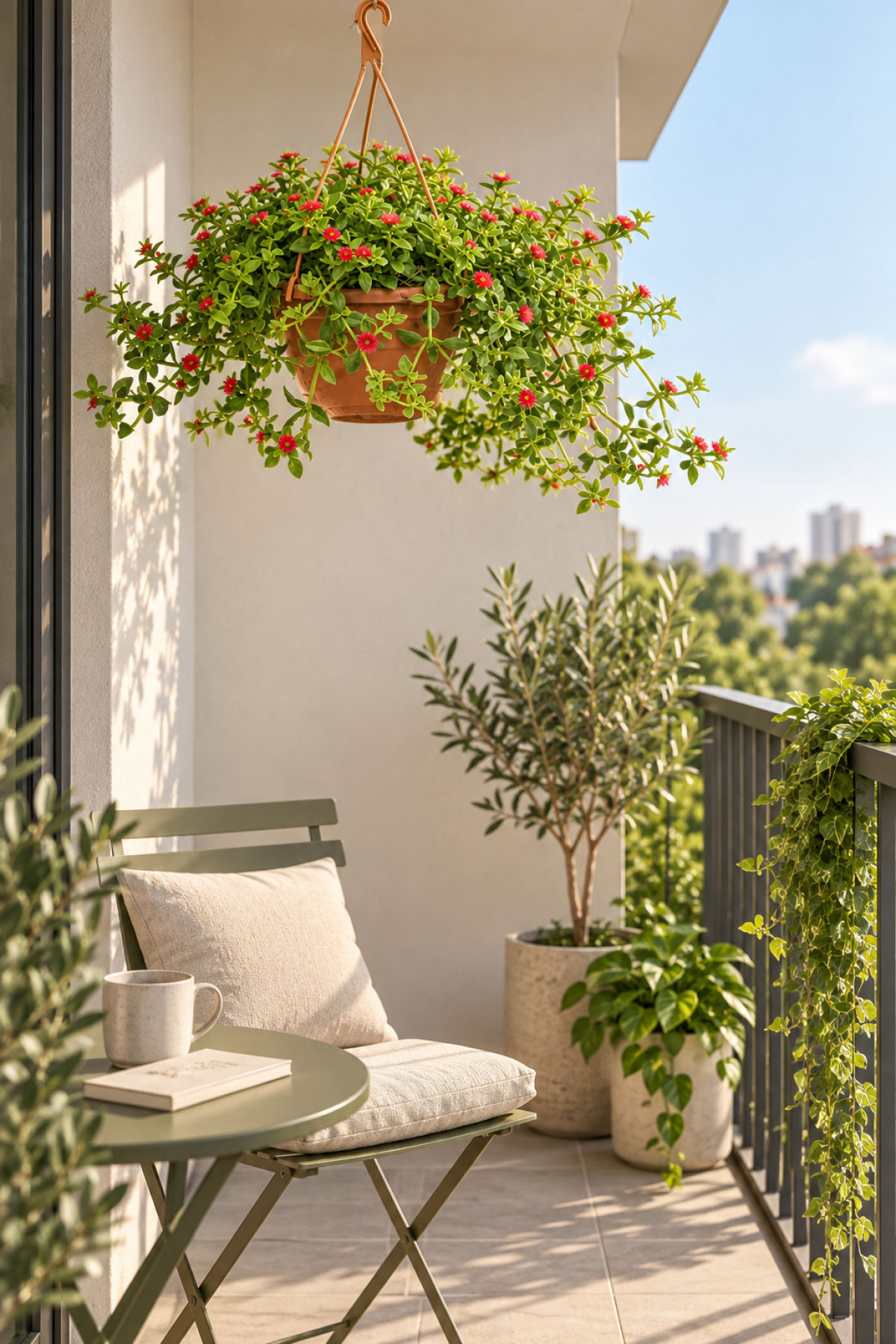 MAKROME BUZ ÇİÇEĞİ APTENİA - ASKILI BALKON-TERAS ÇİÇEĞİ