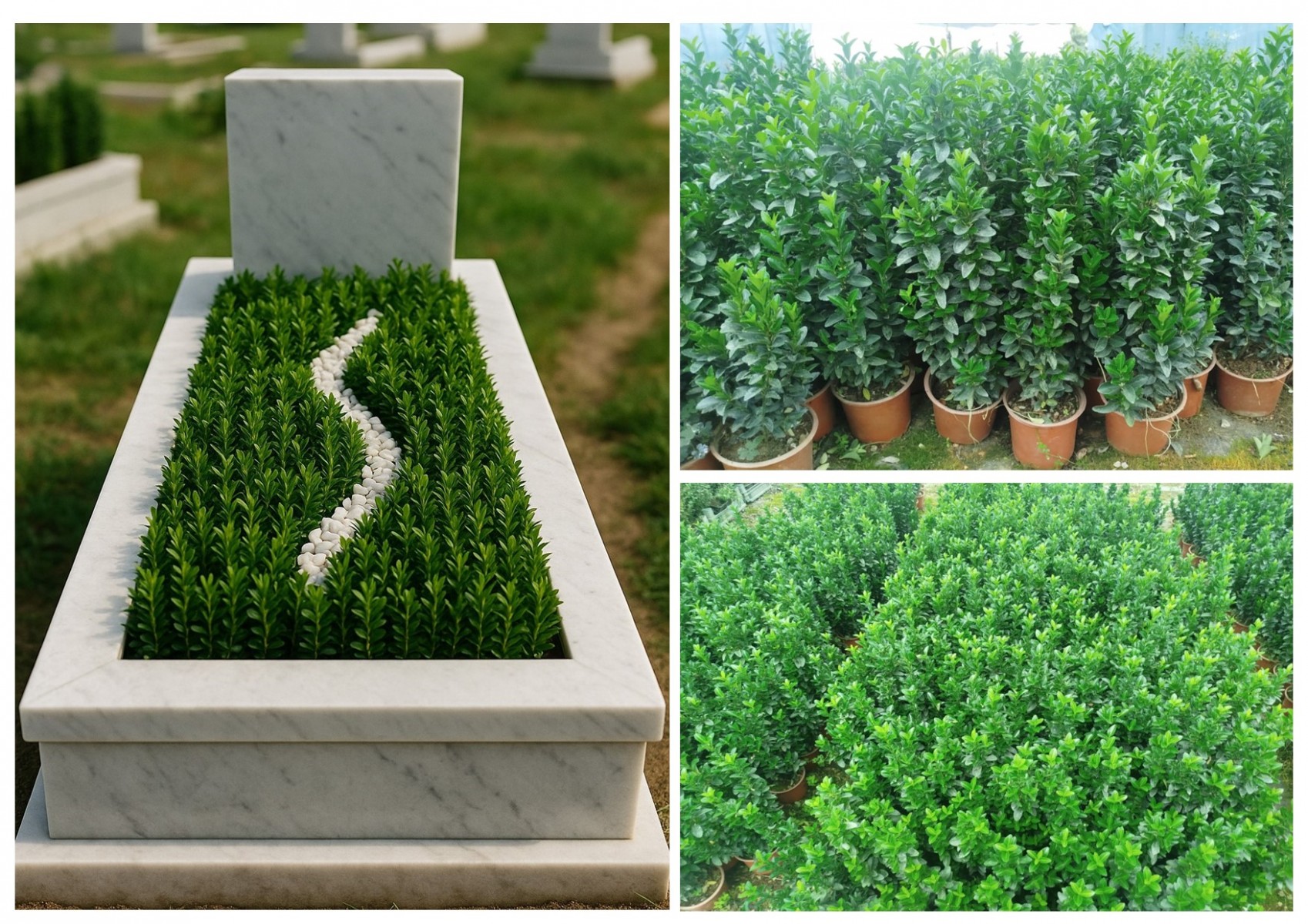 MEZAR - KABİR BİTKİ SETİ - 10 ADET YEŞİL TAFLAN GREENSPİRE 25-30 CM + 20 KG DOLOMİT TAŞI MEZAR - KABİR BİTKİ SETİ - 10 ADET YEŞİL TAFLAN GREENSPİRE 25-30 CM + 20 KG DOLOMİT TAŞI