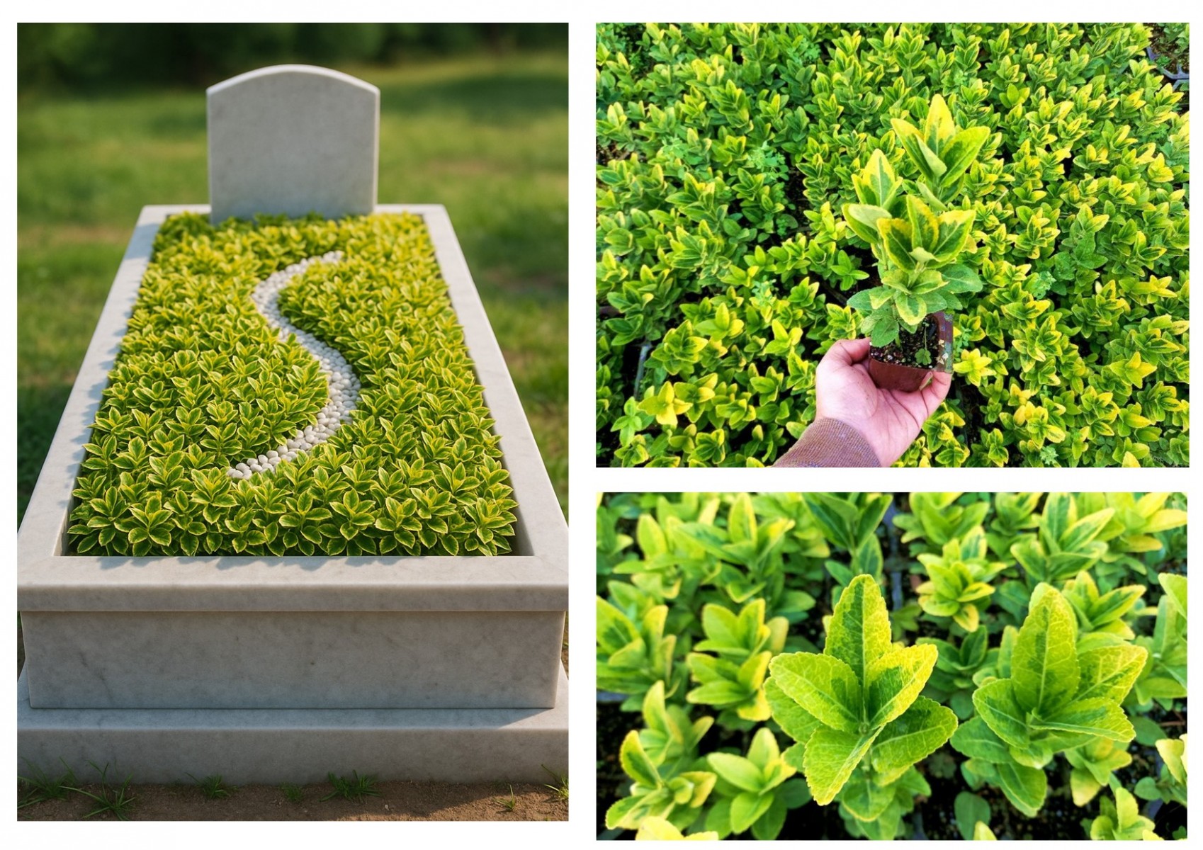 MEZAR - KABİR SARI BİTKİ SETİ - 30 ADET GOLD TAFLAN