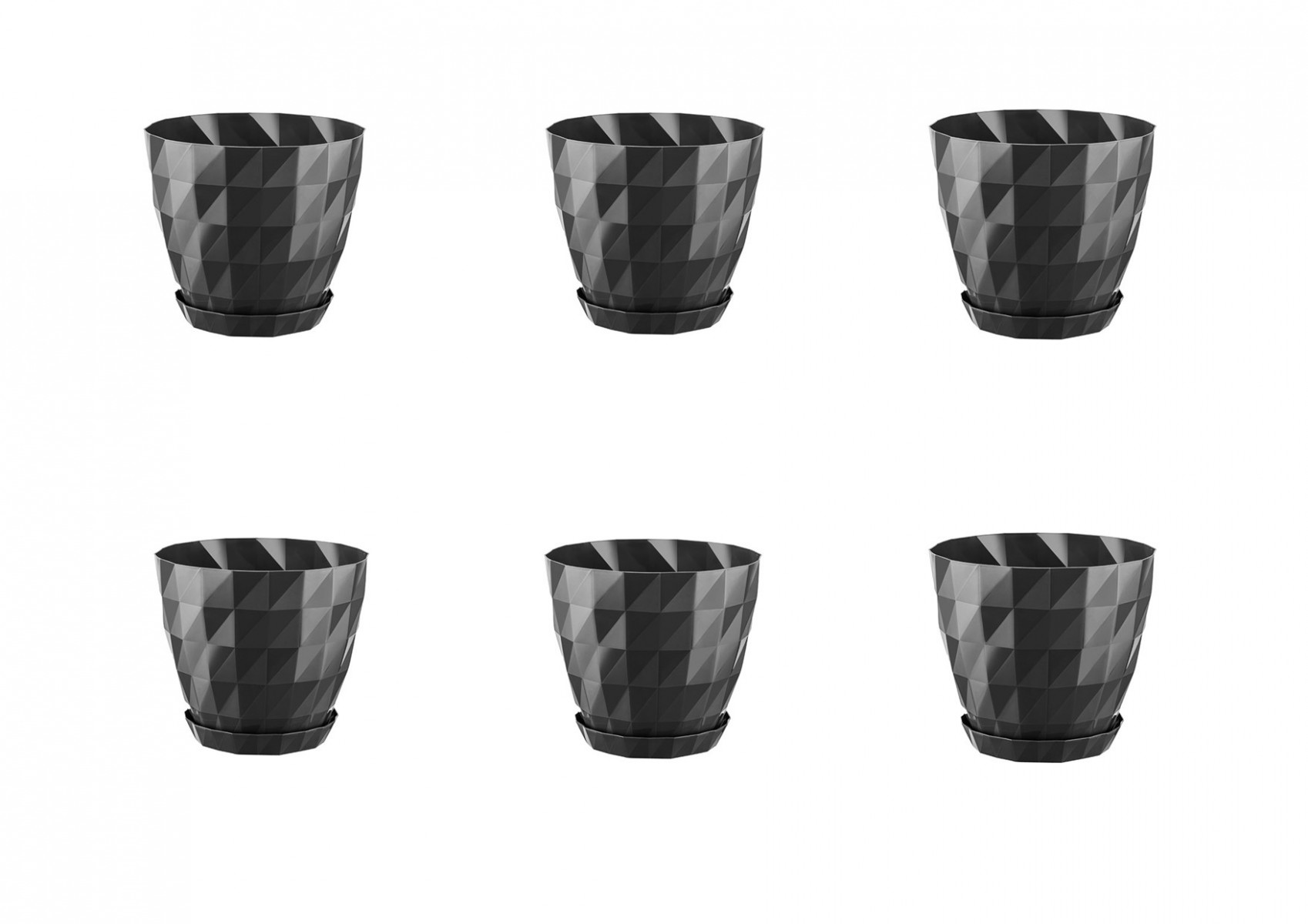 MODULAR SQUARE SAKSI - 3.25 LT SİYAH DEKORATİF SAKSI MODULAR SQUARE SAKSI - 3.25 LT SİYAH DEKORATİF SAKSI