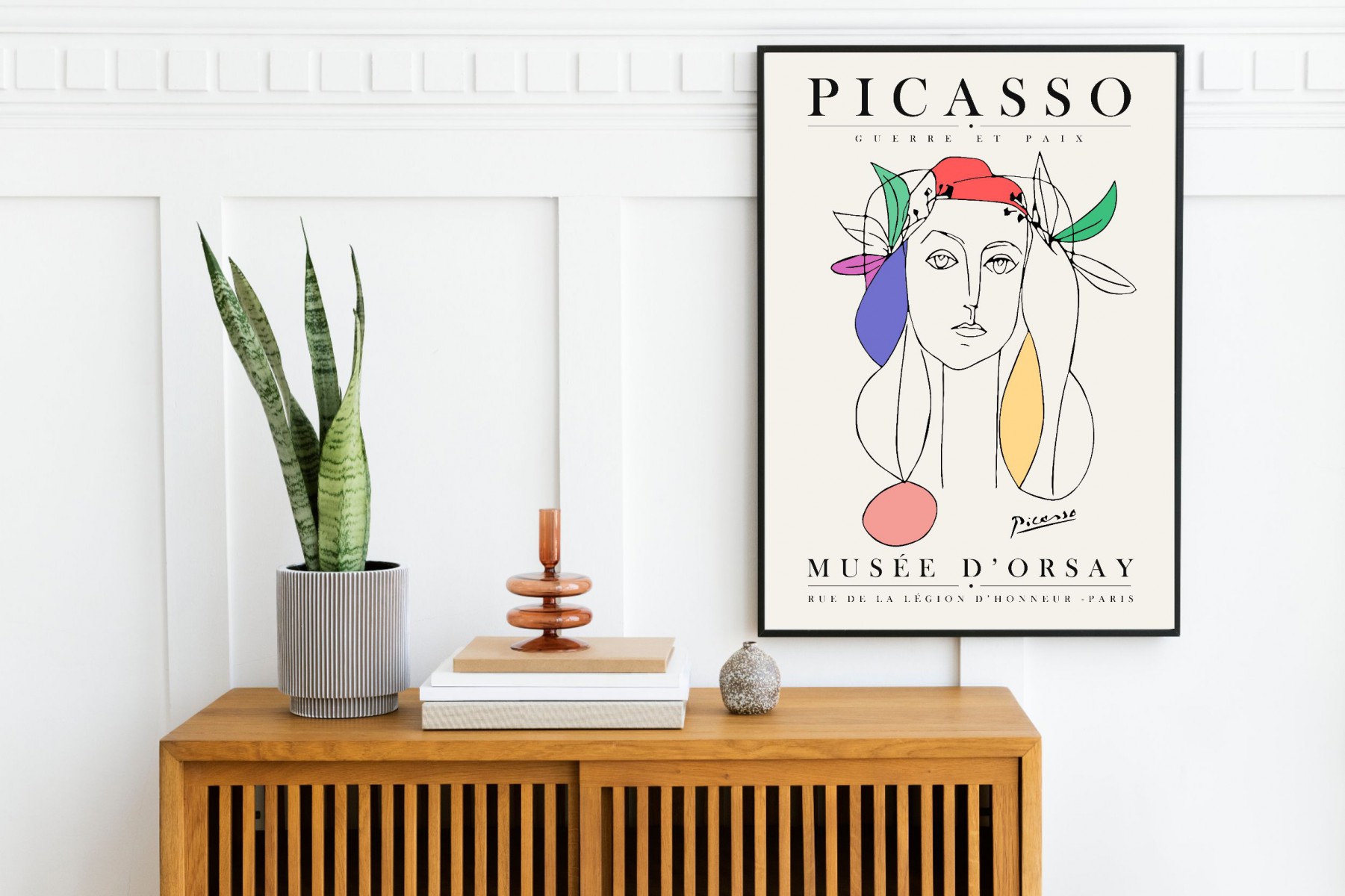 Pablo Picasso Çerçevesiz Poster Duvar Tablosu DNM6 30 x 40