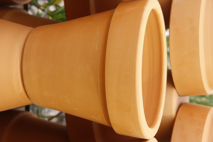 ANTİK SAKSI 3 ADET - EL YAPIMI DOĞAL ÇÖMLEK