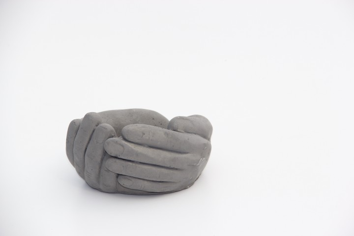 AVUÇ SAKSI 3 ADET - EL YAPIMI BETON SAKSI ÖZEL TASARIM