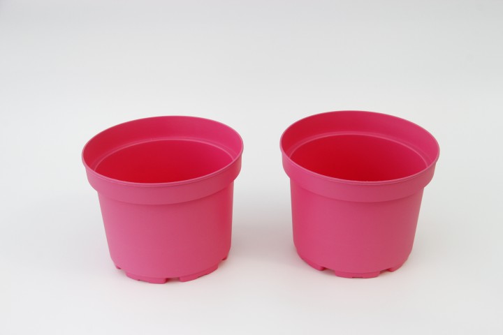 DEKORATİF SAKSI - PEMBE RENKLİ 10 ADET