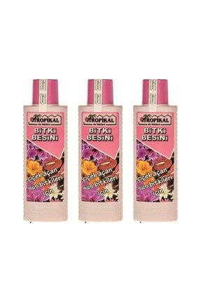TROPİKAL BİTKİ BESİNİ 3 ADET - ÇİÇEK AÇTIRAN 1000 ML