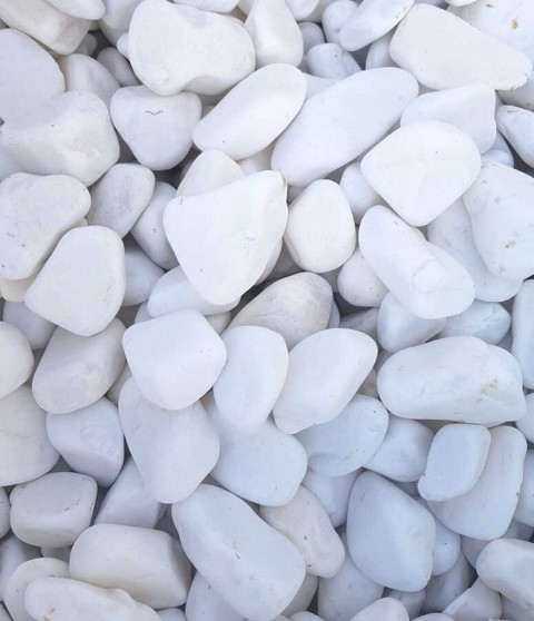 DOLOMİT TAŞI BEYAZ 6-10 cm 10 KG DOĞAL DEKORASYON TAŞI