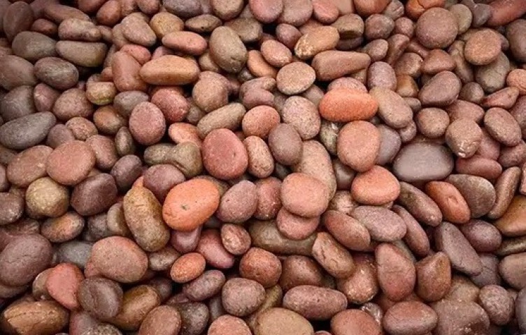 DOLOMİT TAŞI BORDO 4-6 cm 10 KG DOĞAL DEKORASYON TAŞI
