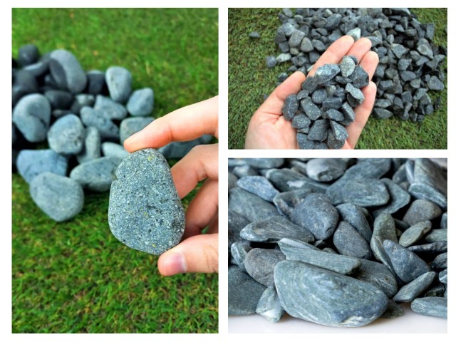 DOLOMİT TAŞI YEŞİL 4-6 cm 10 KG DOĞAL DEKORASYON TAŞI