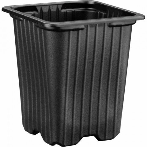 FİDE SAKSISI 500 ADET -  KARE 9X9 CM THERMOFORM SAKSI