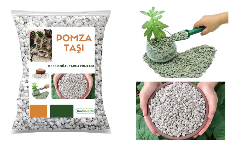 POMZA TAŞI 5 LİTRE 0-3 mm / DOĞAL TARIM POMZASI
