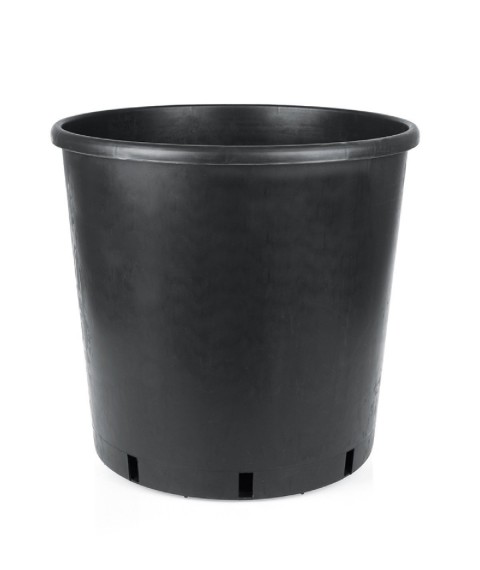 SİYAH ÜRETİM SAKSISI 50 ADET - 1 LT 13 CM