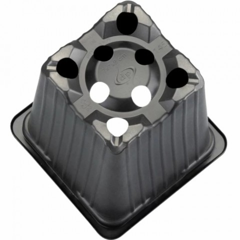 THERMOFORM KARE VAKUM SAKSI 200 ADET - ÜRETİM SAKSISI 9 CM