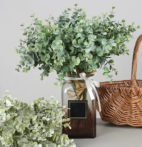 YAPAY ÇİÇEK OKALİPTUS - 16 DALLI 50 CM DEKORASYON BİTKİSİ YAPAY ÇİÇEK OKALİPTUS - 16 DALLI 50 CM DEKORASYON BİTKİSİ